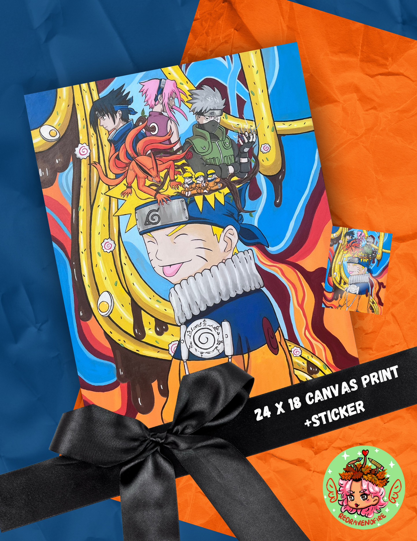 *PREORDER* Naruto’s Essence-Limited Edition Naruto Inspired Print 24 x 18