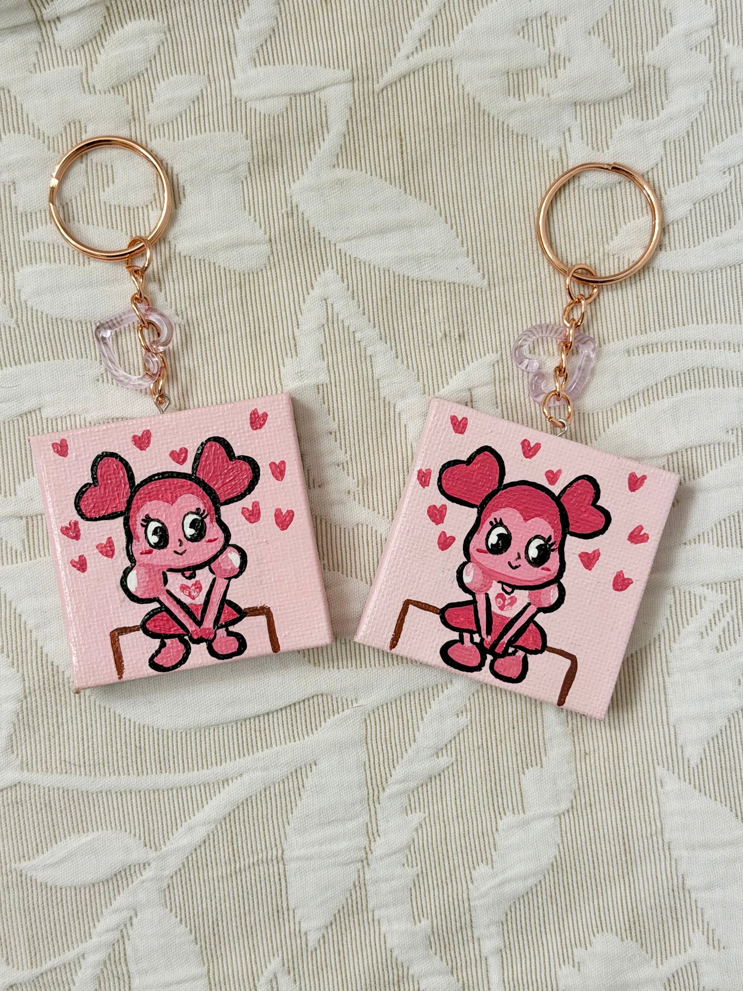 Su Drop Handpainted Spinel Charm
