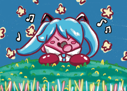 Kirb Miku Print 5 x 7