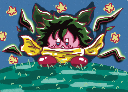 Kirb Dark Deku Print  5 x 7