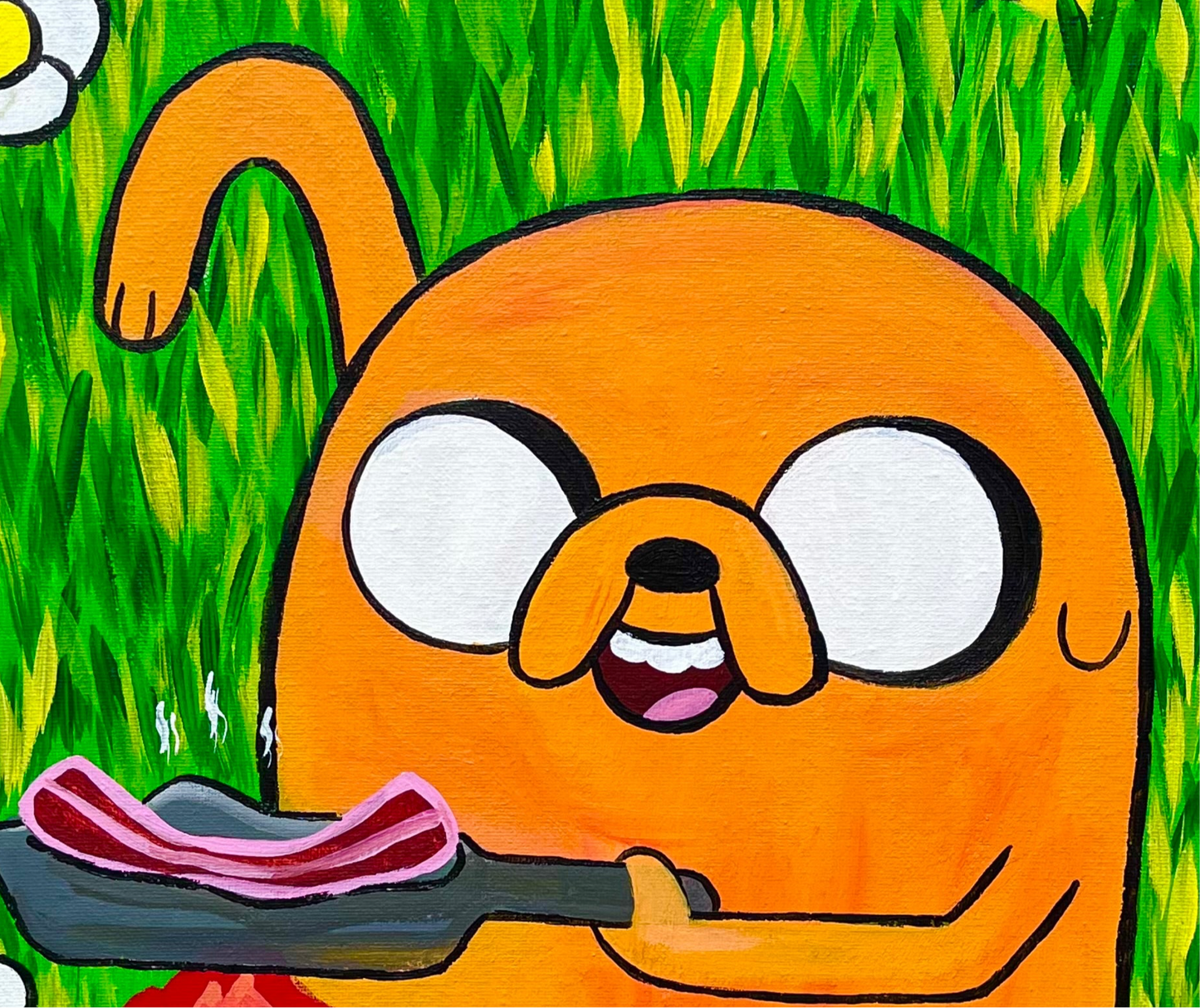(Sold 🔴)Jake Bacon Pan with Calcifer