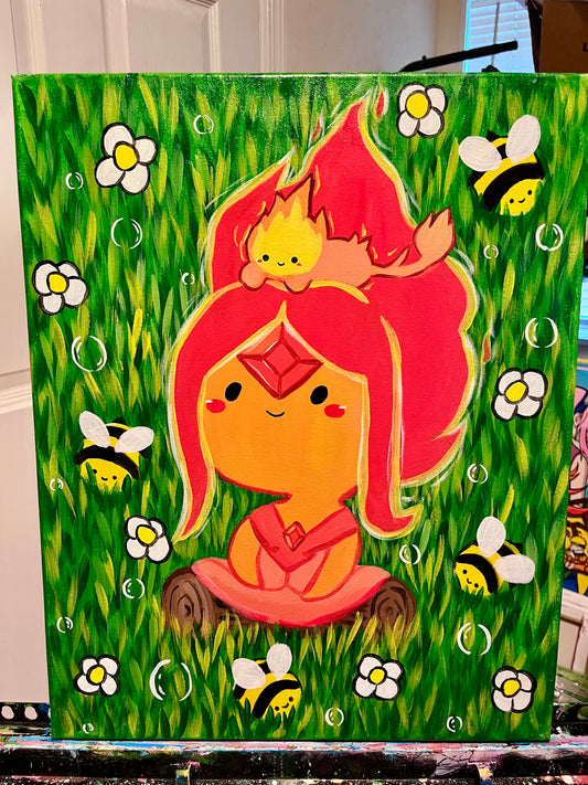(Sold 🔴) Flame Princess Garden