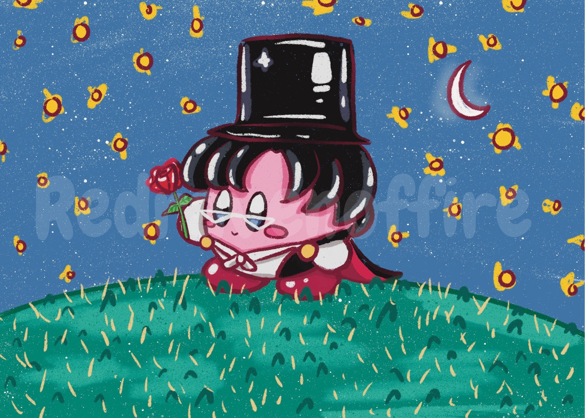 Kirby Mask Print 5 x 7
